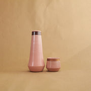 Angular Bottle Set - Pink | Ceramic Bottle & jug